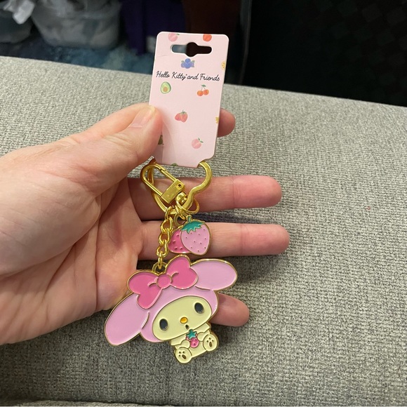 NWT my Melody strawberry keychain - Picture 3 of 3